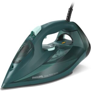 Fier de calcat Philips Azur DST7050/70, 2800W, debit de abur continuu de 50g/min si jet de abur de 250 g, talpa SteamGlide Elite, rezervor de 300ml si sistem de curatare...