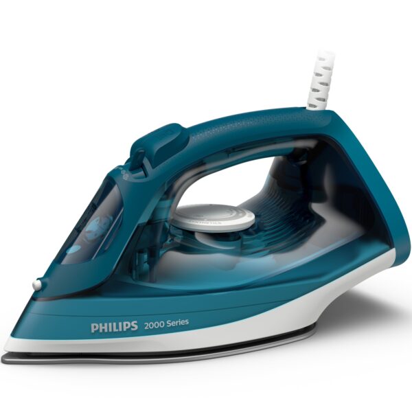 Fier de calcat Philips DST2030/90 Seria 2000, 2000W (240V), talpa ceramica, debit de abur 25g/min si jet de abur 130gmin, sistem anti-picurare, Calc Clean, capacitate rezervor...
