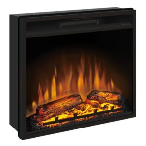 Focar electric incorporabil ECOFLAME, adancime 15 cm, flacara 3D LED, aeroterma 1500 W