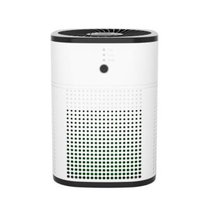 Purificator de aer PureWave™, Filtru in 5 Straturi, Anti-Praf, HEPA, Anti-Bacterii, Carbon Activ, Catalizator la Rece, Difuzor Aromaterapie, Purifica pana la 20 mp, 3 Moduri de...