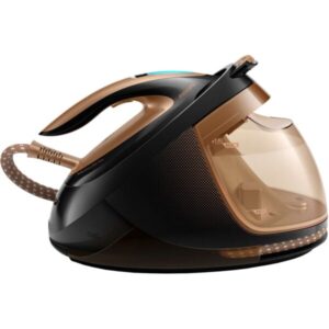Statie de calcat cu abur Philips PerfectCare Elite Advanced GC9682/80, 2700W, 8 bari, jet de abur continuu 165 g/min, jet de abur 600g, talpa T-ionicGlide, tehnologie...