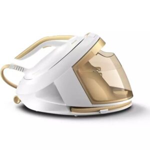 Statie de calcat cu abur Philips PerfectCare seria 8000 PSG8040/60, 2700W, Tehnologie Optimal Temp, 8 bari, Jet de abur 170g/min, Functie Easy De-calc plus, Talpa fier...