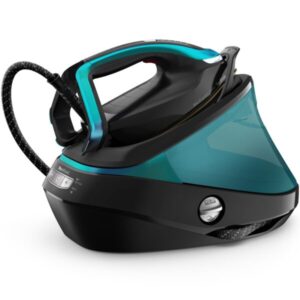 Statie de calcat Tefal Pro Express Vision GV9822E1, 3000W, 9 bari, jet de aburi 750 g/min, abur variabil 180 g/min, talpa Durilium Airglide Autoclean, rezervor apa 1.2L, oprire...